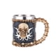 thumbnail image 1 of Cráneo Taza Resina Acero inoxidable Esqueleto Vino Copa de Vidrio Metal Partido Taza De Café Vintage Webware Decoraciones Del Hogar Coleccionables Sweethay HA011504-00B, 1 of 7