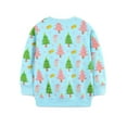 thumbnail image 2 of Bellafa 100% Cotton Toddler Baby Girls Christmas Sweatshirts Casual Pullover Crewneck Graphic Long Sleeve Tops Shirts Clothes 2T-7T, 2 of 7
