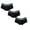 Black 3PCS, variant on Men's Briefs Underwear Silky Bikinis Thongs No Fly Pouch Moisture-Wicking Ice Silk Underpants for Men 3 Pack