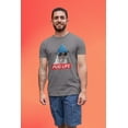 thumbnail image 3 of Old Glory Mens Pug Life Short Sleeve Graphic T Shirt, 3 of 6