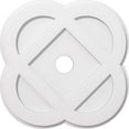thumbnail image 2 of Ekena Millwork CMP22CE-03000 22 Po. OD x 3 Po ID Charlotte Carrée Grade Architectural PVC Médaillon de Plafond Contemporain, 2 of 4