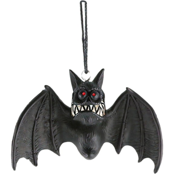 3D Realistic Hanging Bat Ornaments, Spooky Faux Bat Pendant For Yard Lawn Indoor Outdoor Home Decor