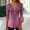 Pink A, variant on 3/4 Sleeve T Shirts For Women,Women's Casual 3/4 Sleeve T-Shirts V Neck Cute Tunic Tops Basic Tees Blouses Loose Fit Business Work Tee Top Zeagoo Blue A L