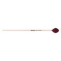 Innovative Percussion IP4002.5 Sandi Rennick Medium/Hard Marimba Mallets - Cranberry Yarn w/ Birch Handles