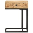 thumbnail image 5 of vidaXL U-Shaped Side Table 17.7"x11.8"x24" Solid Mango Wood, 5 of 10