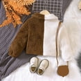 thumbnail image 6 of Zshosam Girls Warm Fleece Button Down Shirt Jacket(Brown,4-5 Years), 6 of 6