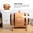 thumbnail image 4 of Bar à Vin Rouge en Bois Seau à Vin Bar à Pub Seau de Rangement pour Bière avec Robinet, 4 of 8