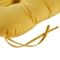 thumbnail image 4 of Greendale Home Fashions Tufted Outdoor 20'' x 20'' Seat Cushion, Sunbeam, 4 of 8