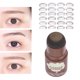 thumbnail image 4 of Kit De Estampado De Cejas, Polvo Seguro Para Cejas De Fácil Operación, 24 Plantillas De Larga Duración Para Viajes, Hogar Y Maquillaje ANGGREK  Otros, 4 of 8