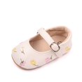 thumbnail image 6 of nvzhuang Baby Girls Mary Jane Flats PU Leather Infant Dress Shoes Floral Embroidery Princess Shoes, 6 of 6