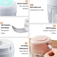 thumbnail image 4 of pdqouc Mini Garlic Vegetable Grinder Electric Grinder Press Rechargeable Kitchen Tool A New Way of Cutting Vegetables Multifunctional for Kitchen, Portable USB Chopper, 4 of 6