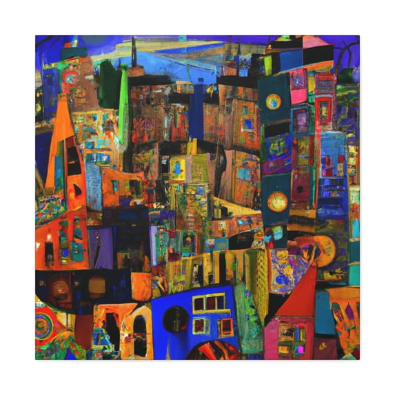 Deco Through Expressionism - Canvas