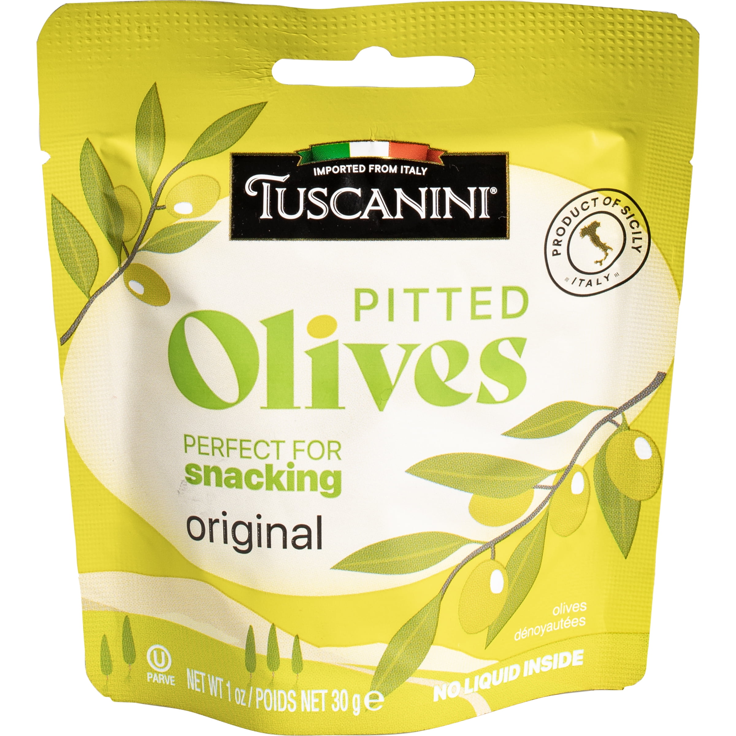 (10 pack) Tuscanini Original Pitted Olives, 1 oz