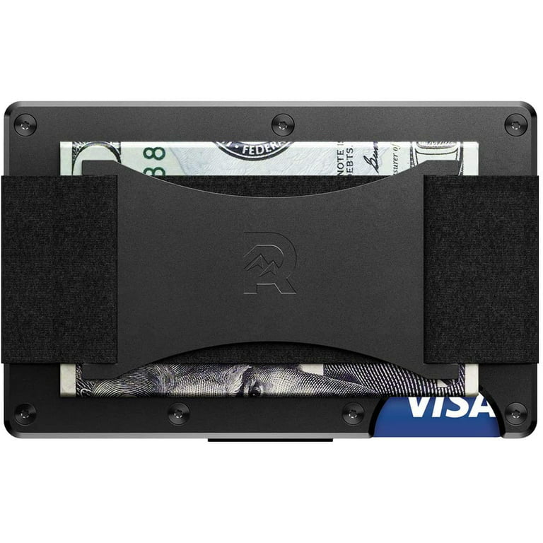 Ridge Wallet Titanium w/ Cash Strap