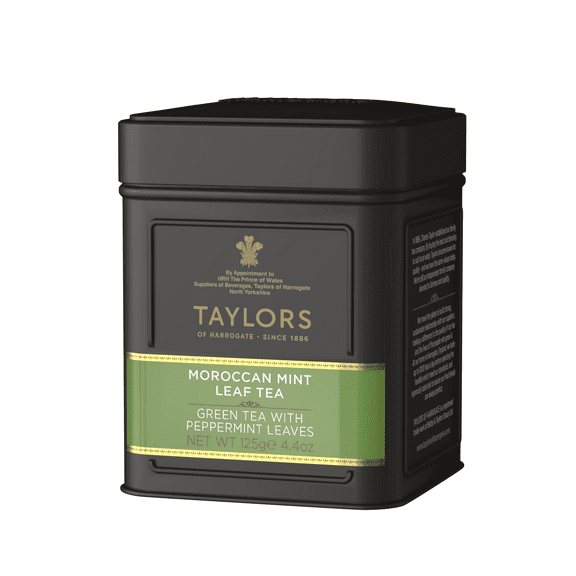 Taylors of Harrogate Moroccan Mint Leaf Tea Tin, 4.4 Oz