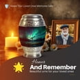 thumbnail image 4 of Yatskia Telescope Northern Lights Small Urns for Human Ashes Keepsake, Little Funeral Urn for Ashes for Women, Mini Memorial Urns for Human Ash Adult Man, (Monar Pack of 1, 3 Inch), 4 of 8