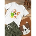 thumbnail image 3 of Corgi W Kawaii Cactus T-Shirt Toddler -Image by Shutterstock,  5 Toddler, 3 of 4