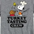 thumbnail image 3 of Peanuts - Turkey Tasting Crew - Toddler And Youth Long Sleeve Graphic T-Shirt, 3 of 6