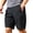 Black, variant on Mens Workout Shorts Men's Fashion Stretch Shorts Slim Fit Plaid Shorts Business Suit Shorts Casual Golf Shorts,Navy L