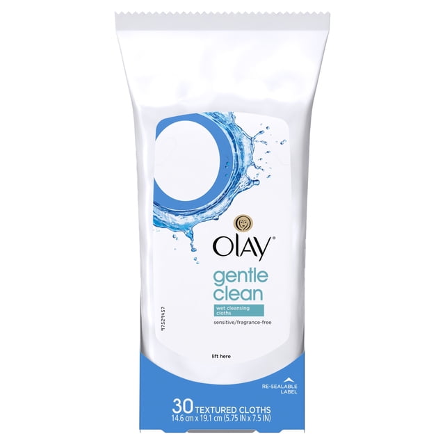 Toallitas Húmedas Desmaquillantes Olay Gentle Clean Sensibles 30 Unidades
