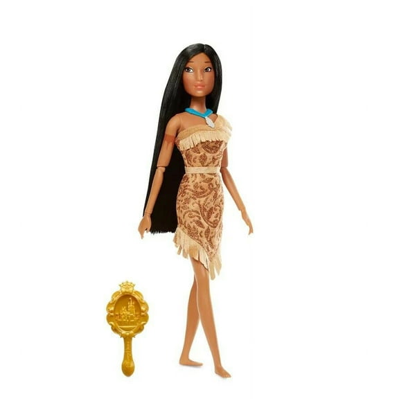 Classic Princess Pocahontas 11.5” Doll & Brush Hairbrush Figure Holiday Gift New