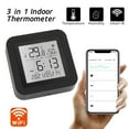 thumbnail image 3 of Mini Termómetro Higrómetro, Monitor Inteligente De Temperatura Y Humedad Por Infrarrojos, Amplia Compatibilidad Inteligente Para Sala De Estar Para Invernadero, 3 of 7