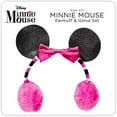 thumbnail image 5 of Disney Kids Winter Earmuff, Kids Gloves or Toddlers Mittens, Minnie Mouse for Girl Ages 4-7, 5 of 6