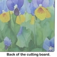 thumbnail image 4 of Illinois Violet in Watercolor Glass Cutting Board Large 12 in x 15 in, 4 of 5