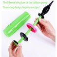 thumbnail image 3 of Balloon Pump,Manual Birthday Inflator Double Acting Stroke(Green), 3 of 5