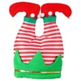 thumbnail image 6 of PMU Christmas Elf Twinkle Toe Hat Striped Red/White Christmas Celebration Costume Party Accessories Props and Party Supplies for Plays, Festivals, Photo Shoots (6/Pkg) Pkg/1, 6 of 8