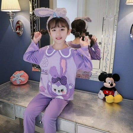 

Sanrio Hello Kitty Pajamas Sets Cinnamoroll Kuromi kawaii girls Cartoon Long Sleeve Sleepwear Children Cute autumn Clothing