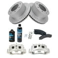 thumbnail image 2 of Rear Semi-Metallic brake Pad, Performance Rotor & Caliper Kit w/Fluids for Chevy BKA21996 Fits select: 2011-2019 CHEVROLET SILVERADO, 2011-2019 GMC SIERRA, 2 of 8