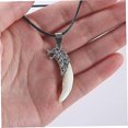 thumbnail image 3 of Diente collar colgante collar dominante diente collar brillante joyería diente diente St colgante collar 5 uds, 3 of 5