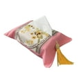thumbnail image 5 of Reusable Travel Tissue Holder Pouch, Soft Hand-Woven Embroidery Tissue Cover for Purse Bag Car Office Home,Portable Wipes Case for Face Towels Napkins, Multi Functional Organizer for Kitchen Bathroom, 5 of 6