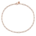 thumbnail image 3 of 14K Rose Gold Polished Fancy Link Anklet, 3 of 3