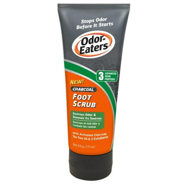 OdorEaters Activated Charcoal Foot Scrub, 6 Oz.