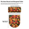 thumbnail image 6 of SEANATIVE Thanksgiving Toilet Seat Covers for Bathroom 2 PCS Polyester Fabric Breathable Toilet Lid Cover and Toilet Tank Cover Universal for Most Toilet Bowl Lids, Fall Maple Leaf, 6 of 7