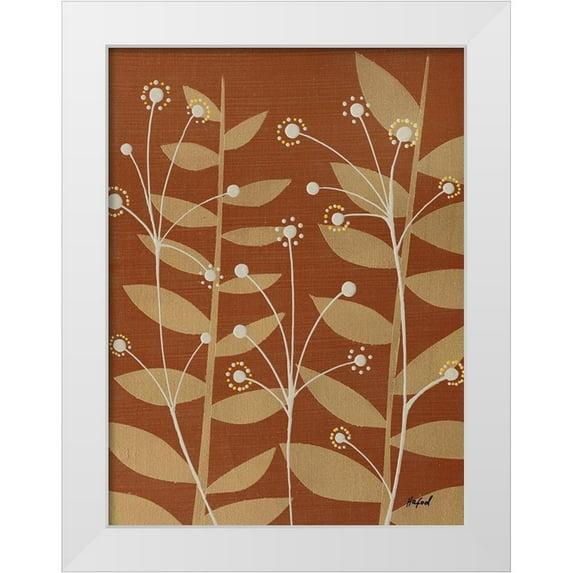 Hafod, Danielle 14x18 White Modern Wood Framed Museum Art Print Titled - Enchanted Bud