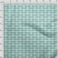 thumbnail image 4 of oneOone Cotton Poplin Sky Blue Fabric Asian Block Print Sewing Material Print Fabric By The Yard 56 Inch Wide, 4 of 4