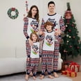 thumbnail image 1 of Pijamas familiares a juego de Navidad 2024, pijamas de arcoíris con muñeco de nieve alegre, conjunto de ropa para adultos y niños, mono de bebé + ropa para perros, 1 of 5