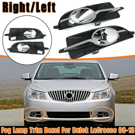 1 Pair Front Driving Fog Lights For Buick LaCrosse 2009-2013