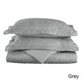 thumbnail image 3 of Superior 600 Thread Count Cotton-Blend Duvet Cover Set, Full Queen, Grey, 3 of 3