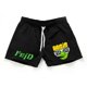thumbnail image 1 of Feid Merch-pantalones cortos de rapero Ferxxo para hombre, pantalón corto informal de gran tamaño, de tres centavos, de secado rápido, para playa, 1 of 4