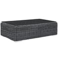 thumbnail image 5 of Modern Contemporary Urban Design Outdoor Patio Balcony Three PCS Sectional Sofa Set, Beige, Rattan, 5 of 6