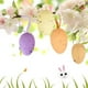 thumbnail image 4 of 12 piezas de huevos de Pascua decorativos con colgante de huevo festivo, huevos simulados, serie Speckle., 4 of 6