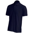 thumbnail image 2 of Basico (Navy) Polo Collared Shirts For Women 100% Cotton Short Sleeve Golf Polo Shirts For Men, 2 of 3