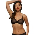 thumbnail image 2 of Women's Gossard 6271 Glossies Sheer Bra (Bronze 32C), 2 of 4