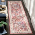 thumbnail image 3 of SAFAVIEH Bristol Calvagh Oriental Polyester Runner Rug, Rose/Light Grey, 2'3" x 8', 3 of 10