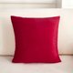 thumbnail image 1 of Nvzi fundas de almohada de terciopelo sencillas para sofá. Estampado verde. Funda de almohada colorida que ilumina el ambiente de tu dormitorio. 11,81 x 19,69 pulgadas (rojo)., 1 of 5