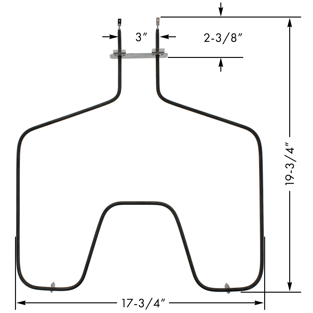 Bake Element fits General Electric, Hotpoint, AP7215724, PS17136953, WB44X45494